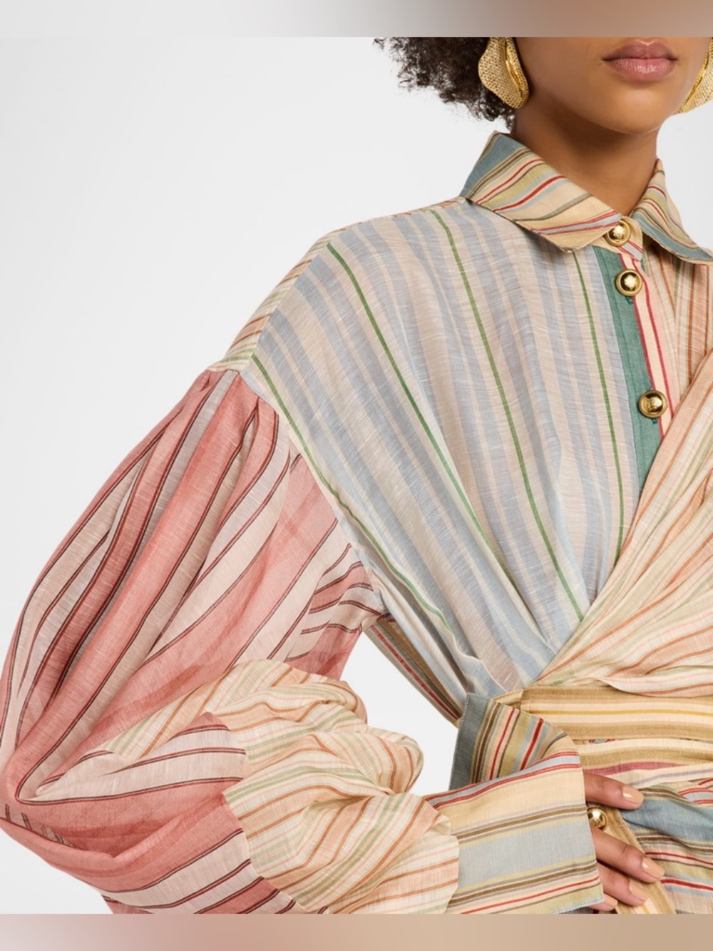Zimmermann Rebellion Striped mini dress - Picture 8 of 13